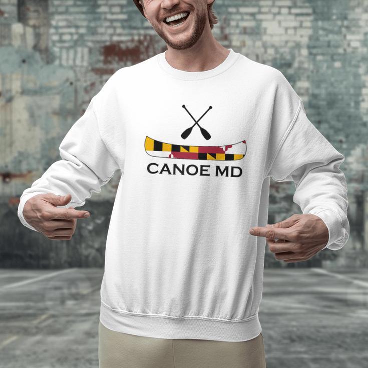 Canoe Maryland Raglan Baseball Tee Men Graphic Sweatshirt