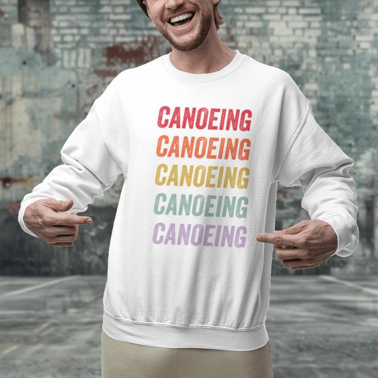 Canoeing Sweatshirt Men Graphic Sweatshirt