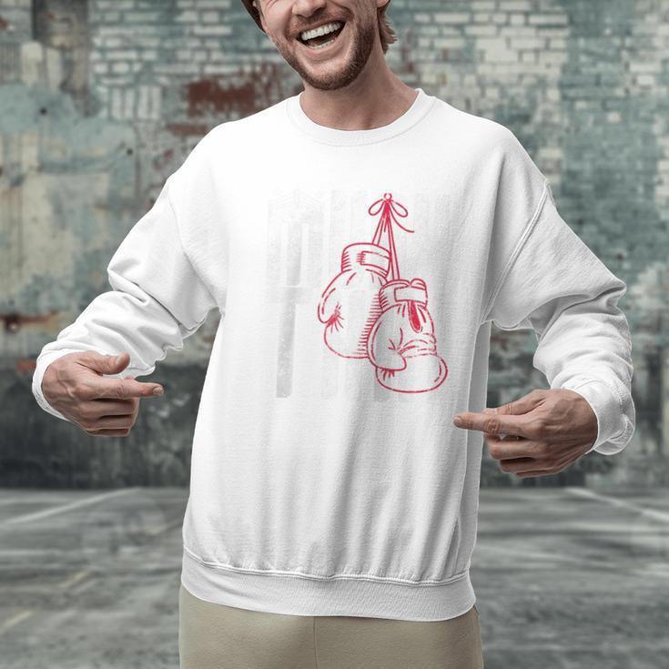 Fighter Gloves Muay Thai Raglan Baseball Tee Men Graphic Sweatshirt