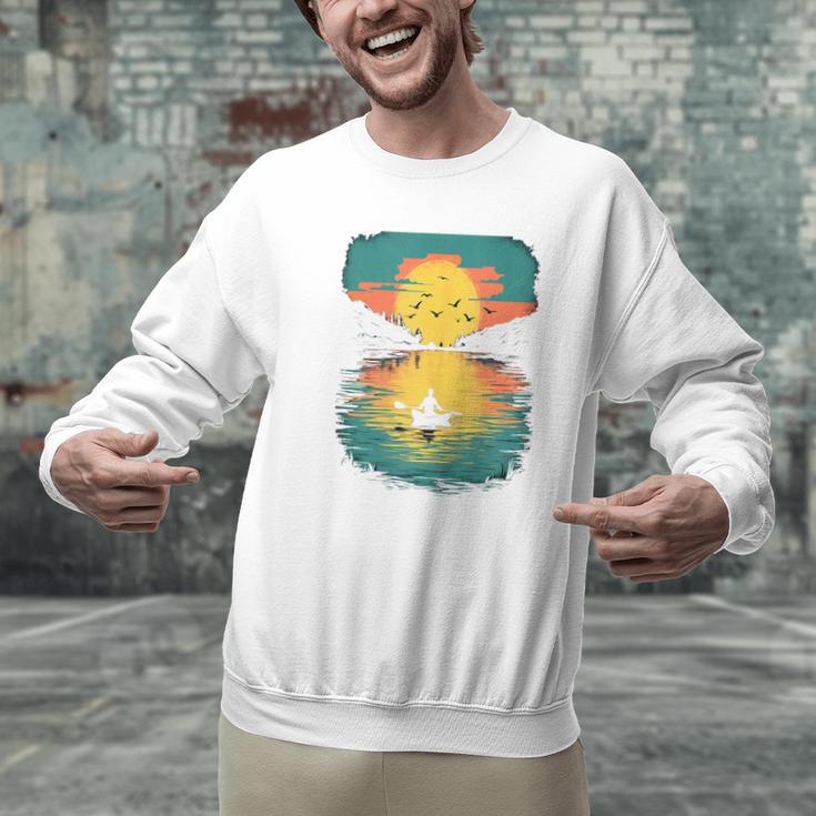 Kayak Kayak Canoe Lake Kayak Canoeing Sleeveless Men Graphic Sweatshirt