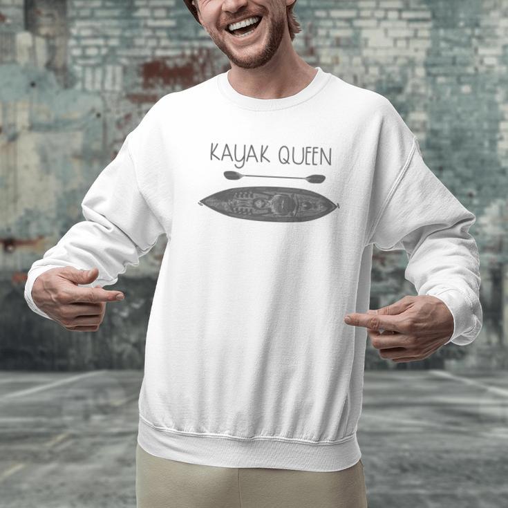 Kayak Queen Fun Kayak And Canoe Paddler Men Graphic Sweatshirt