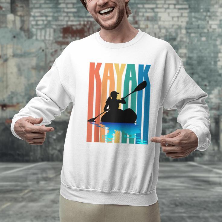 Kayaking Kayak Retro Art Canoe Raglan Baseball Tee Men Graphic Sweatshirt Kayaking Kayak Retro Art Canoe Raglan Baseball Tee Men Graphic Sweatshirt