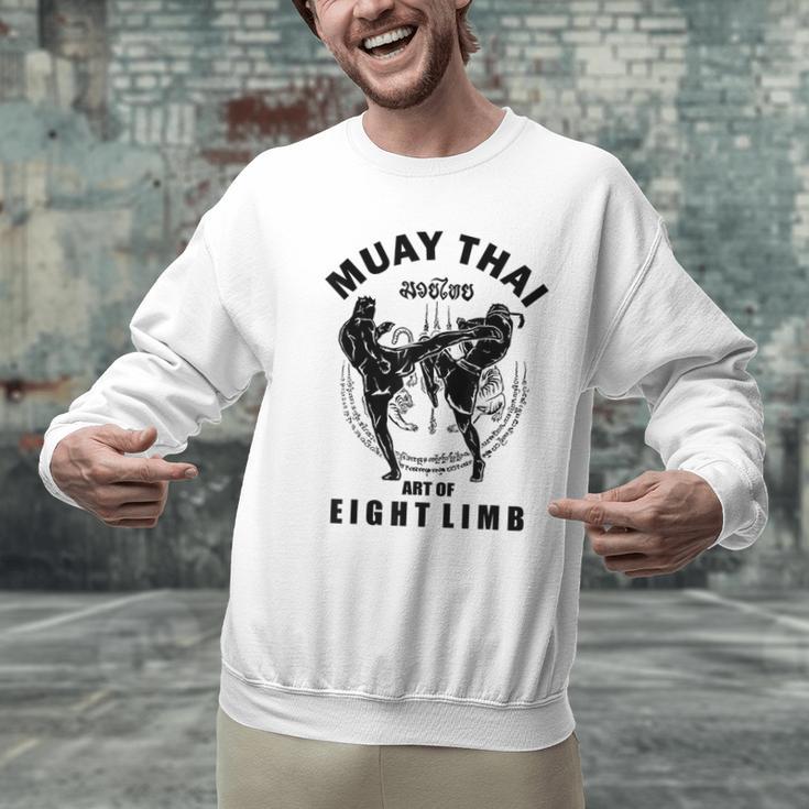 Muay Thai Art Of Eight Limb Men Graphic Sweatshirt