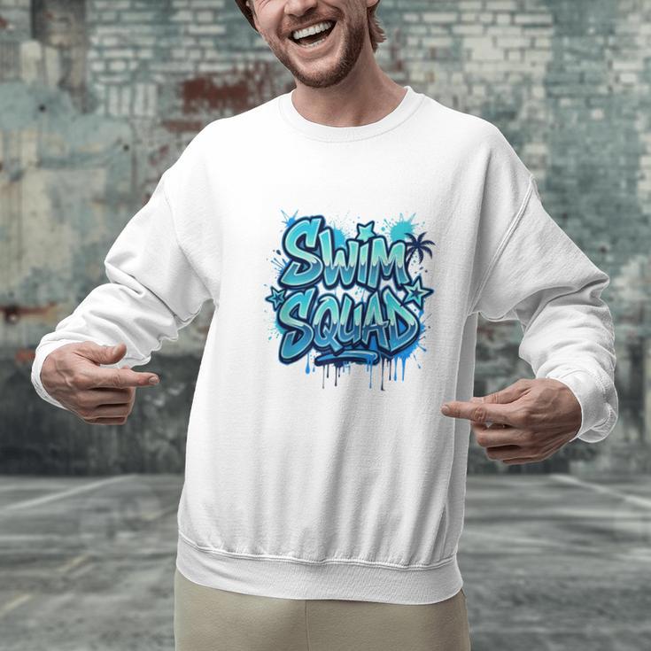Swimming Matching Tee Men Graphic Sweatshirt Swimming Matching Tee Men Graphic Sweatshirt