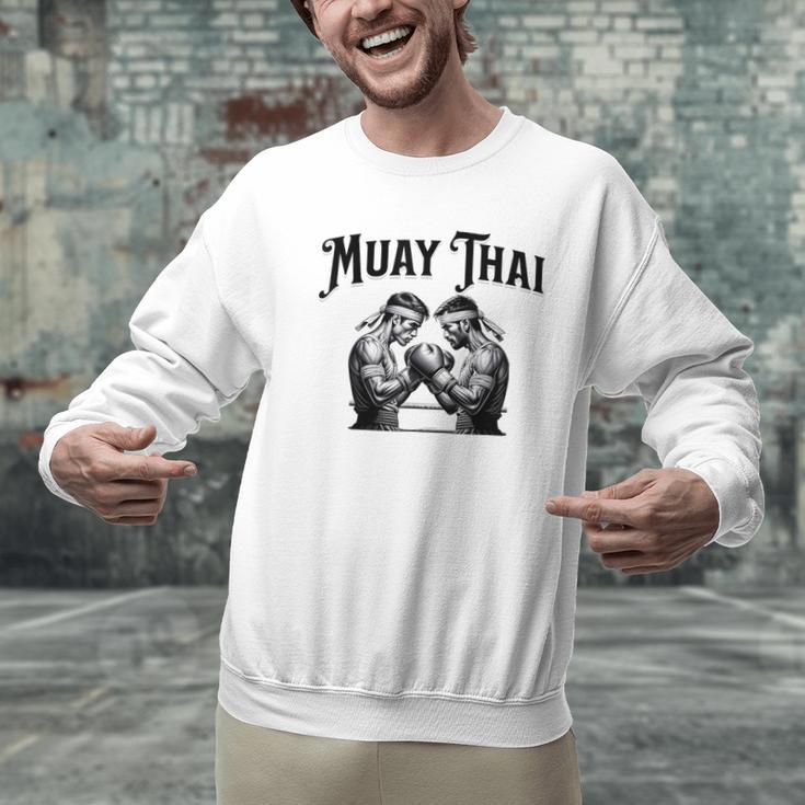 Thai Boxing Muay Thai Boxer Men Graphic Sweatshirt Thai Boxing Muay Thai Boxer Men Graphic Sweatshirt
