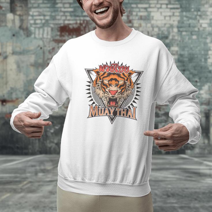 Tigar Muay Thai MMA Vintage Kickboxing Training Men Graphic Sweatshirt Tigar Muay Thai MMA Vintage Kickboxing Training Men Graphic Sweatshirt