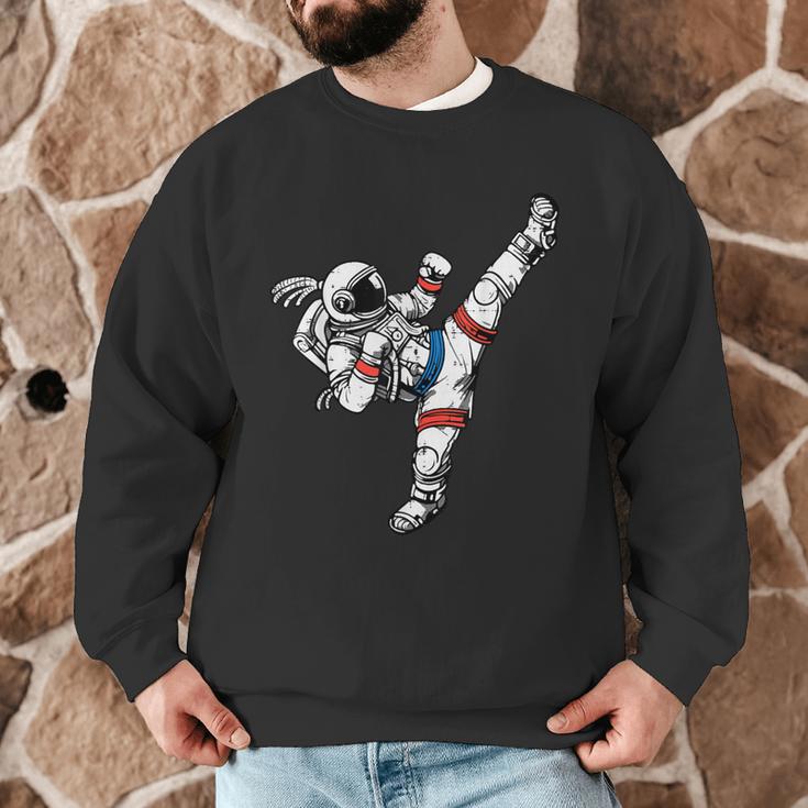 Astronaut Muay Thai Fighter Space Martial Arts Men Women Kid Men Graphic Sweatshirt Astronaut Muay Thai Fighter Space Martial Arts Men Women Kid Men Graphic Sweatshirt
