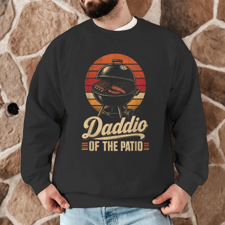 BBQ Dad Daddio Of The Patio Fathers Day Grilling Men Graphic Sweatshirt