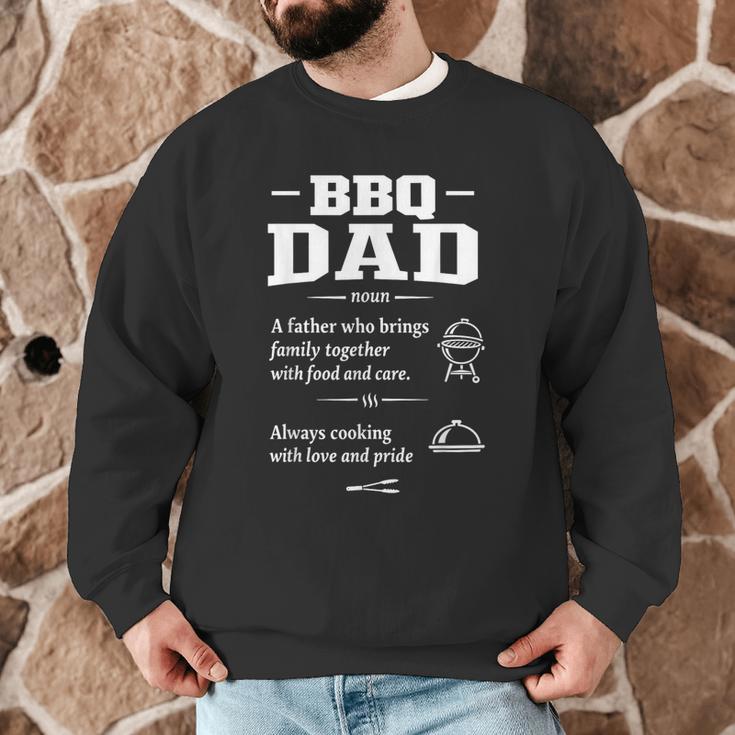 BBQ Dad Grilling Father Day Family Food Love Novelty Graphic Men Graphic Sweatshirt