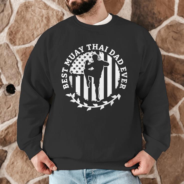 Best Muay Thai Dad Ever Martial Arts Fighter Men Graphic Sweatshirt Best Muay Thai Dad Ever Martial Arts Fighter Men Graphic Sweatshirt