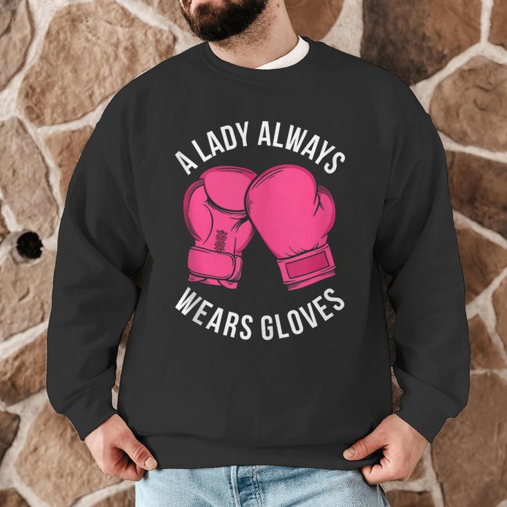 Boxing Gloves Muay Thai Women Girls Muay Thai Men Graphic Sweatshirt