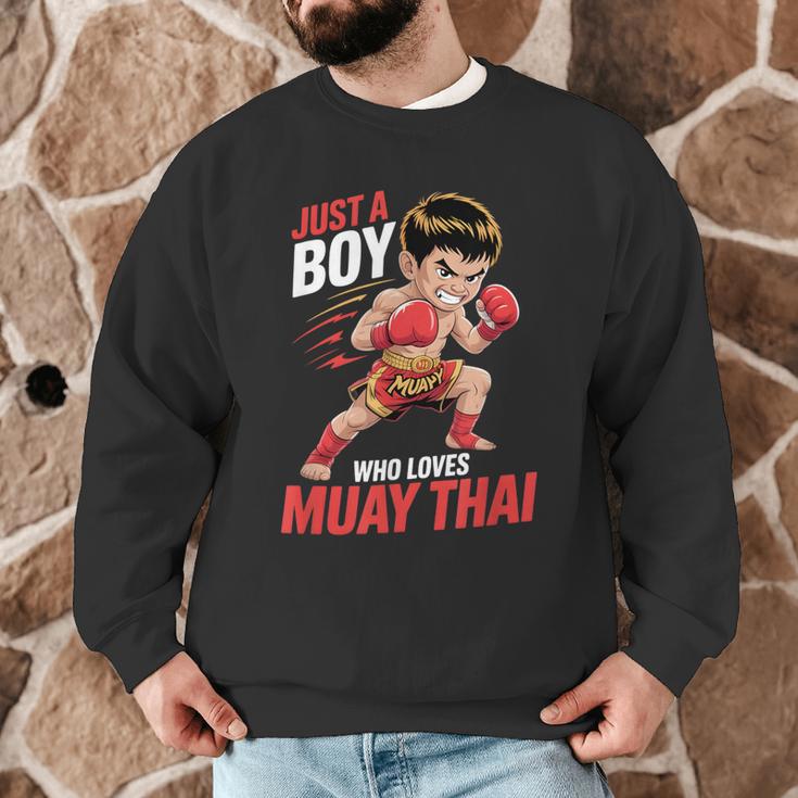 Boys Muay Thai Men Graphic Sweatshirt Boys Muay Thai Men Graphic Sweatshirt