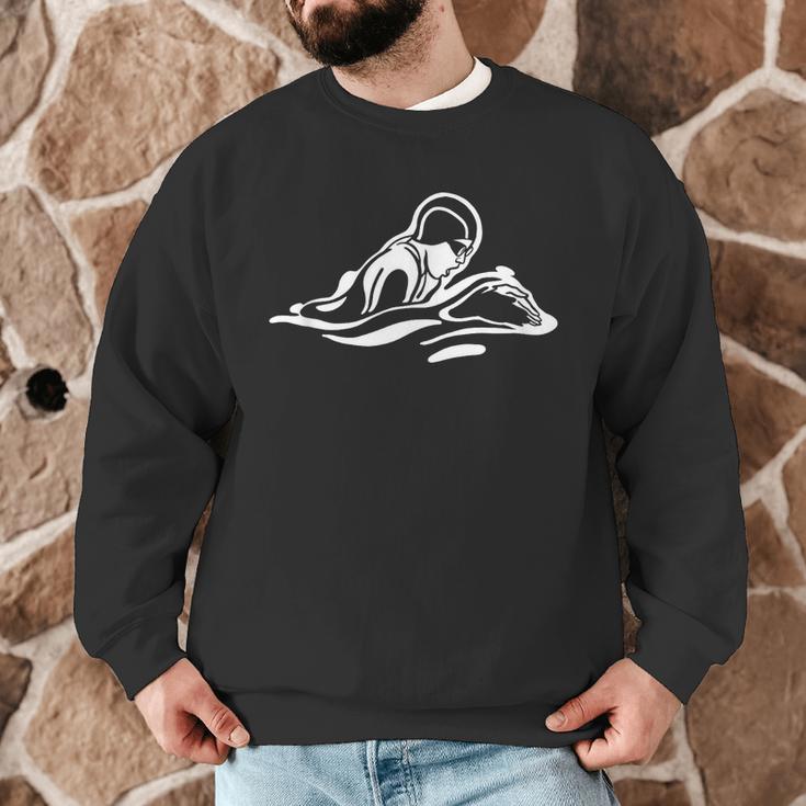 Breaststroke Swimming Stylized Design For Swimmers Men Graphic Sweatshirt Breaststroke Swimming Stylized Design For Swimmers Men Graphic Sweatshirt