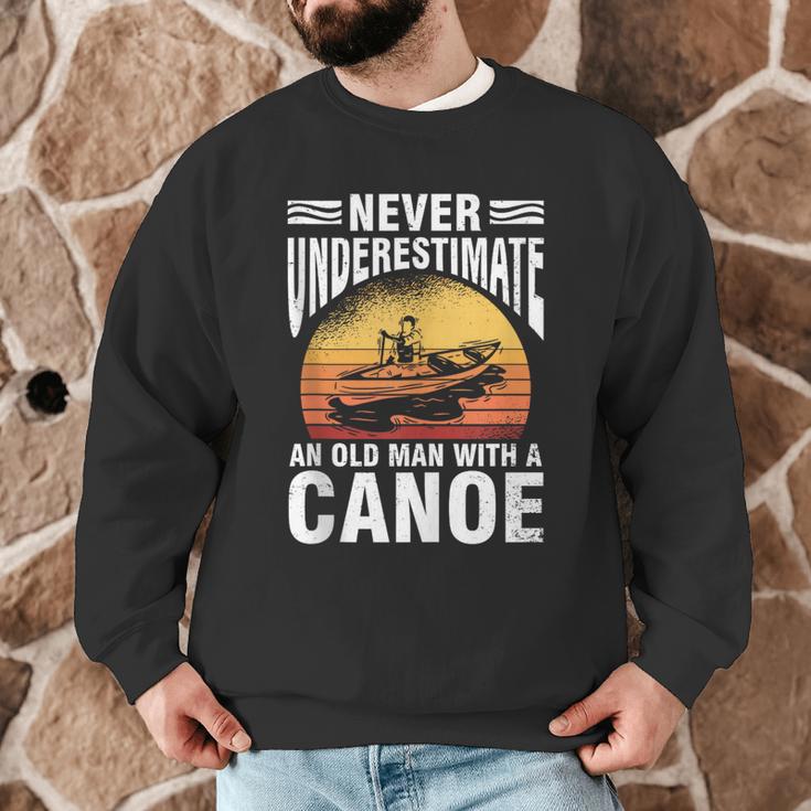 Canoe Old Man Sleeveless Men Graphic Sweatshirt