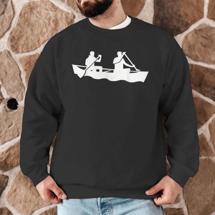 Canoe Paddlers Men Graphic Sweatshirt