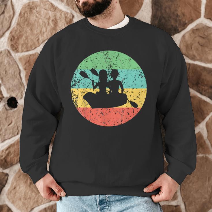Canoeing Shirt Vintage Retro Canoe Men Graphic Sweatshirt