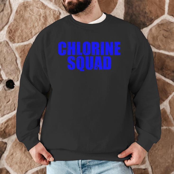 Chlorine Crew Swimming Men Graphic Sweatshirt Chlorine Crew Swimming Men Graphic Sweatshirt