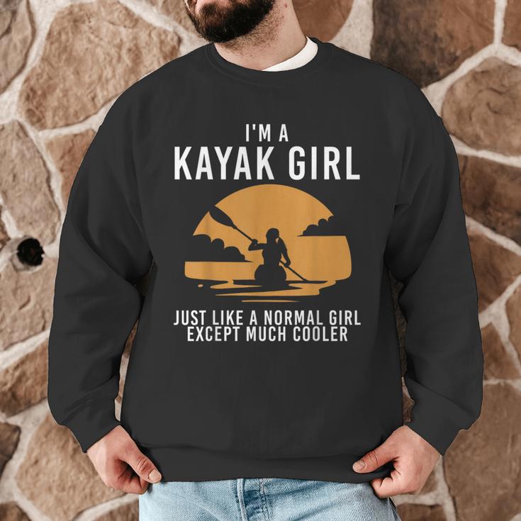 Cool Kayak For Women Girls Kayaker Canoe Kayaking Paddle Oar Men Graphic Sweatshirt