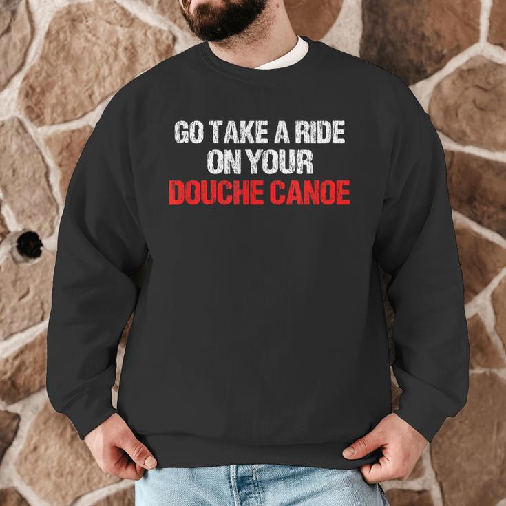 Douche Canoe Vulgar Profanity T-Shirt Men Graphic Sweatshirt Douche Canoe Vulgar Profanity T-Shirt Men Graphic Sweatshirt