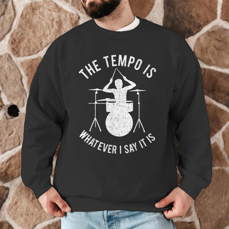 Drum Kit Graphic For a Drummer With Percussion Instruments Men Graphic Sweatshirt Drum Kit Graphic For a Drummer With Percussion Instruments Men Graphic Sweatshirt