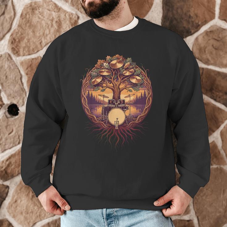 Drummer Drum Kit Musician Percussion Player Men Graphic Sweatshirt Drummer Drum Kit Musician Percussion Player Men Graphic Sweatshirt