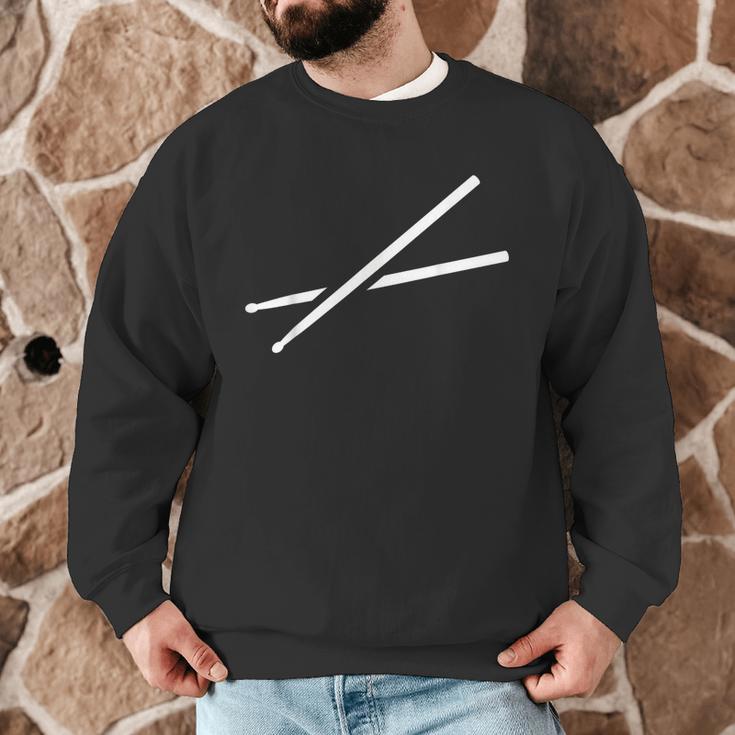 Drumsticks Drum Kit Men Graphic Sweatshirt Drumsticks Drum Kit Men Graphic Sweatshirt