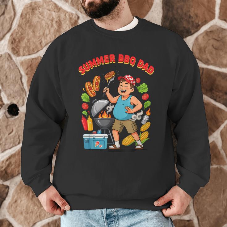 Fun Summer BBQ Dad For Grilling Enthusiasts Men Graphic Sweatshirt