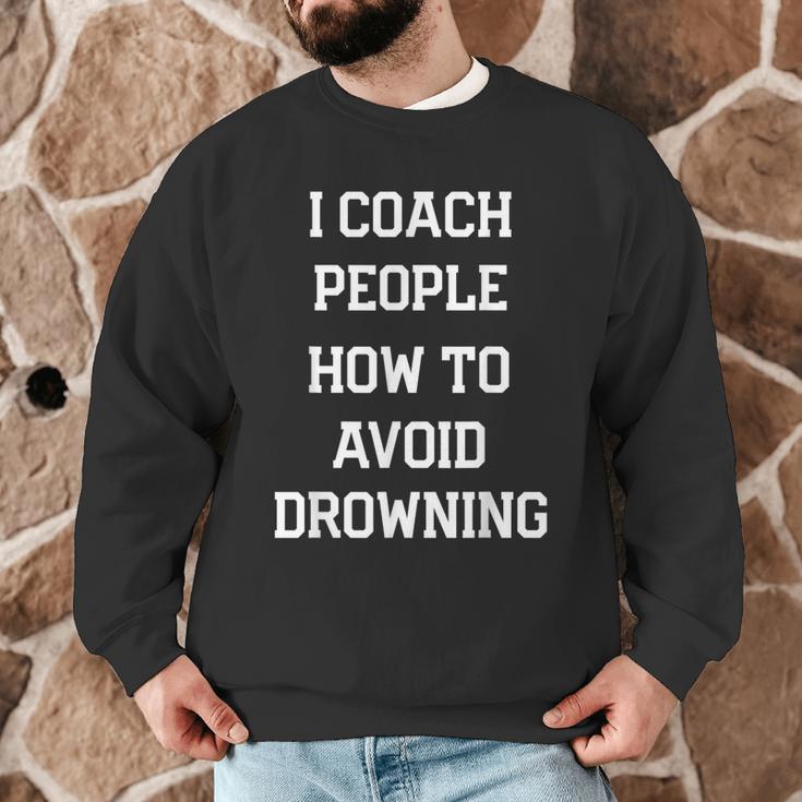 HILARIOUS TEACHER QUOTE SWIMMING COACH SWIM INSTRUCTOR Men Graphic Sweatshirt