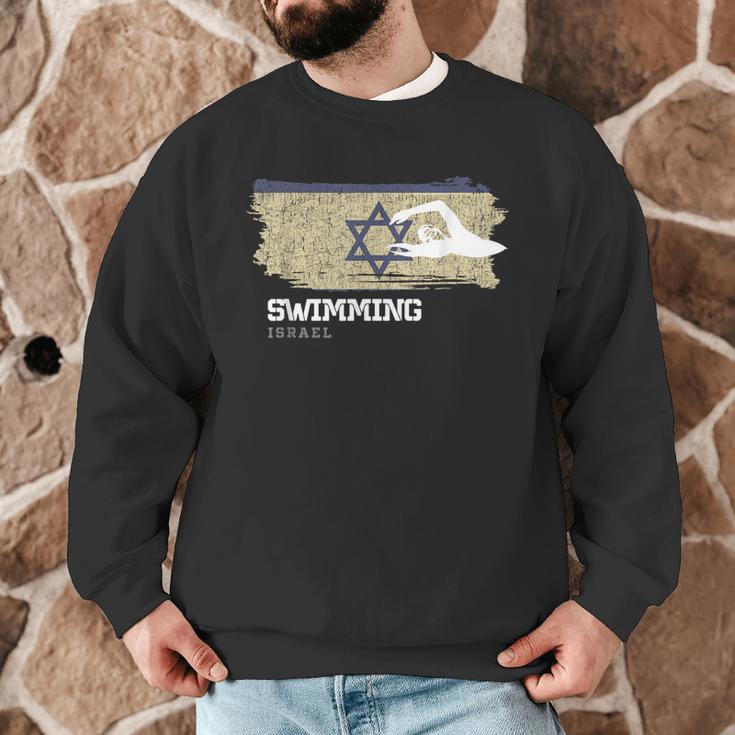 Israel Swimming Swimmer Water Sports Swimming Men Graphic Sweatshirt Israel Swimming Swimmer Water Sports Swimming Men Graphic Sweatshirt