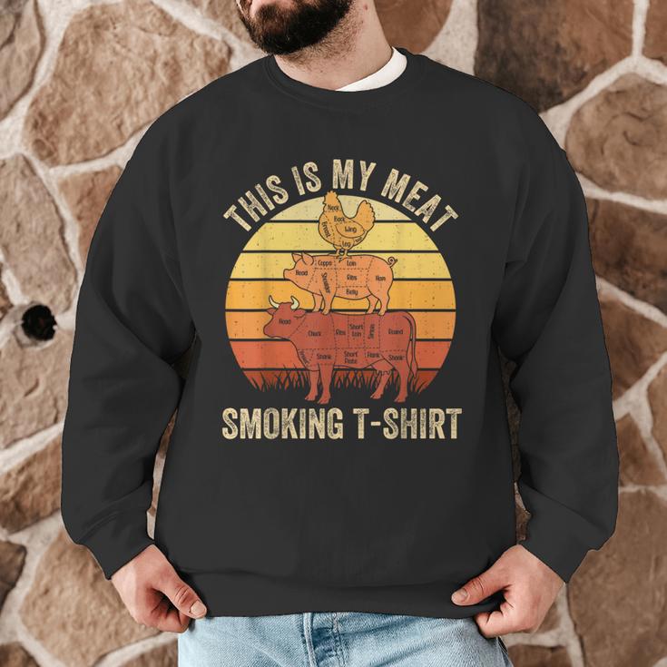 This Is My Meat Smoking Tee BBQ Dad Barbeque Smoker Men Graphic Sweatshirt This Is My Meat Smoking Tee BBQ Dad Barbeque Smoker Men Graphic Sweatshirt