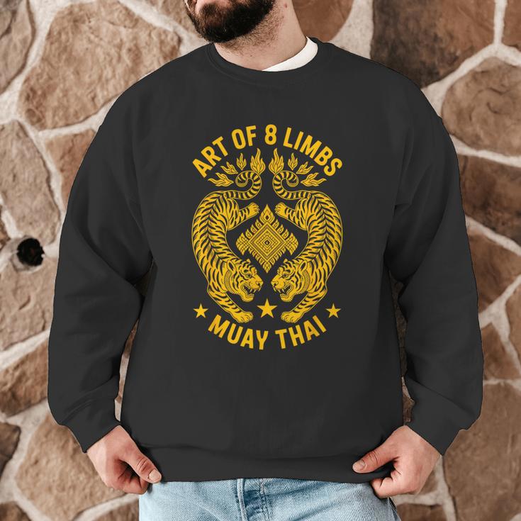 Muay Thai Art Of 8 Limbs Thai Boxing Men Graphic Sweatshirt Muay Thai Art Of 8 Limbs Thai Boxing Men Graphic Sweatshirt