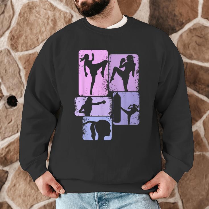Muay Thai Thai Boxes Girls Kids Women Men Graphic Sweatshirt