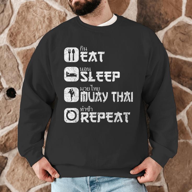 Muay Thai Boxing Thai Boxer Thai Kickboxing Men Graphic Sweatshirt Muay Thai Boxing Thai Boxer Thai Kickboxing Men Graphic Sweatshirt