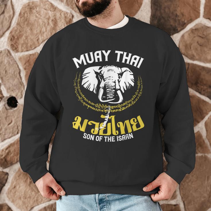 Muay Thai Thai Boxing Elephant Martial Arts T-Shirt Men Graphic Sweatshirt