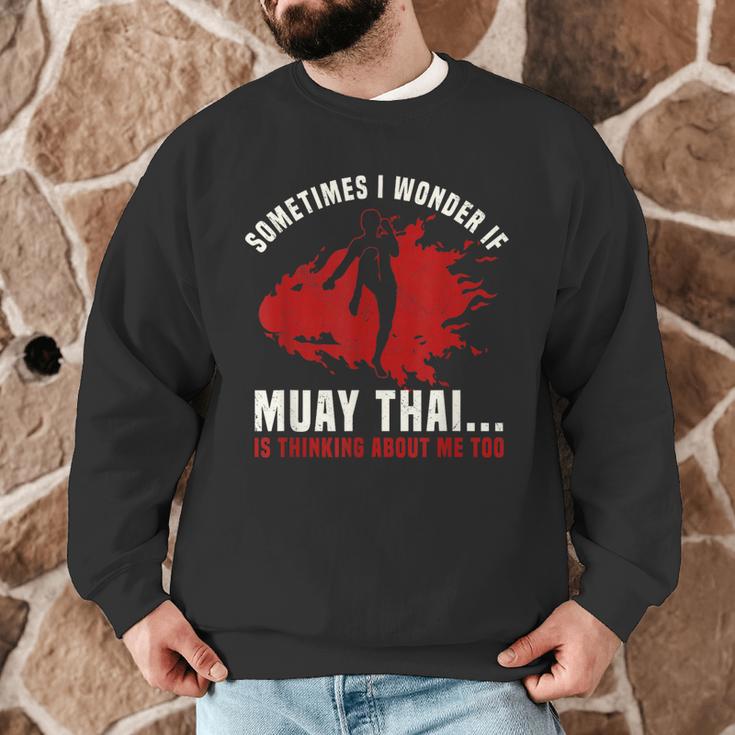 Muay Thai Boxing Teacher Kickboxing Martial Arts Instructor Men Graphic Sweatshirt Muay Thai Boxing Teacher Kickboxing Martial Arts Instructor Men Graphic Sweatshirt
