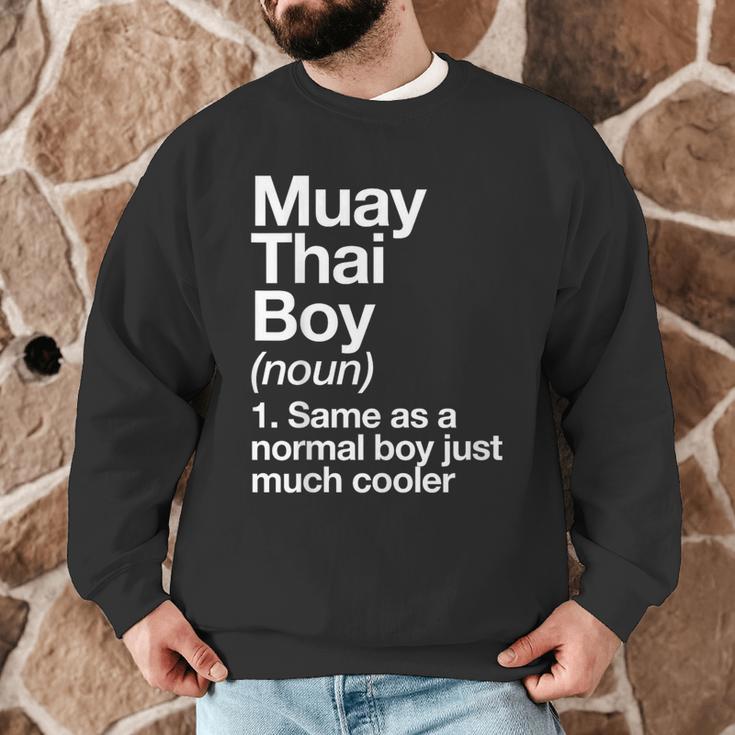 Muay Thai Boy Definition Martial Arts Sports Men Graphic Sweatshirt Muay Thai Boy Definition Martial Arts Sports Men Graphic Sweatshirt
