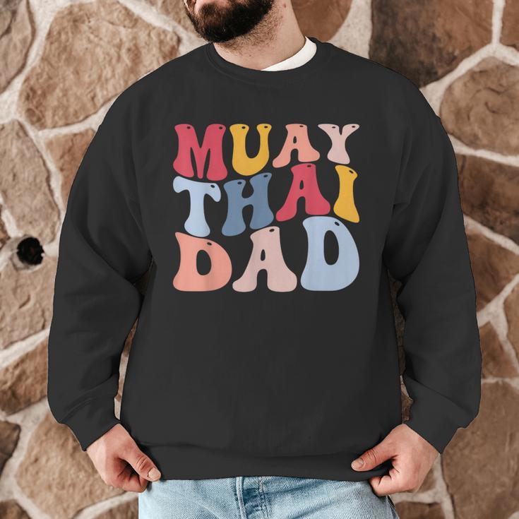 Muay Thai Dad Thai Boxing Dad Men Graphic Sweatshirt Muay Thai Dad Thai Boxing Dad Men Graphic Sweatshirt