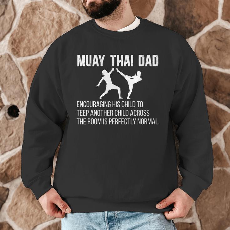Muay Thai Dad Definition Muay Thai Father Men Graphic Sweatshirt