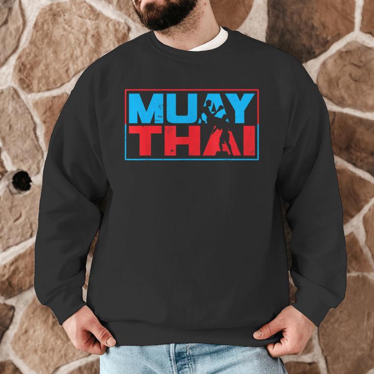 Muay Thai Fighter Boxing Martial Arts Hobby Men Graphic Sweatshirt Muay Thai Fighter Boxing Martial Arts Hobby Men Graphic Sweatshirt
