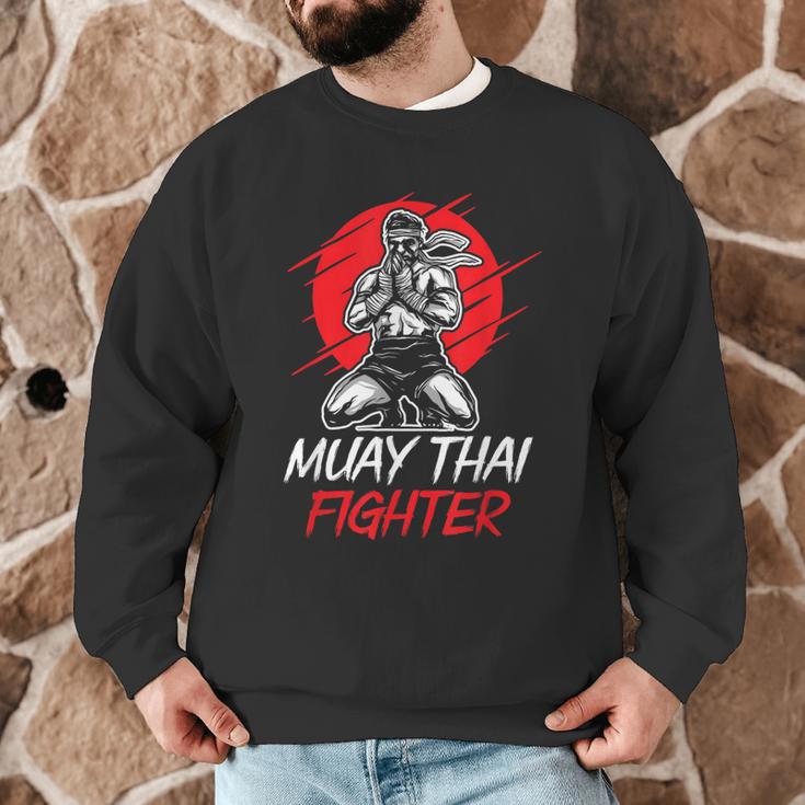 Muay Thai Fighter Martial Arts Boxing Hobby Men Graphic Sweatshirt