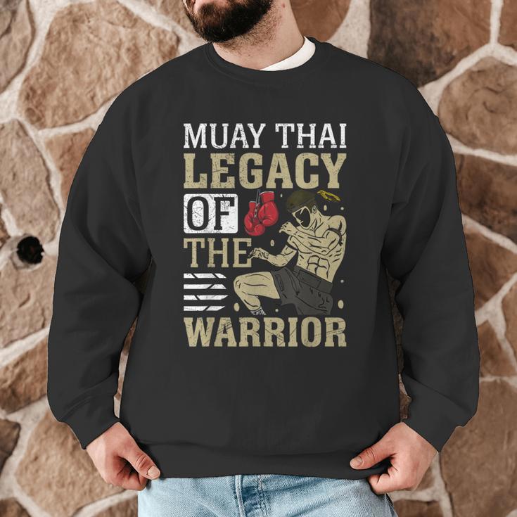 Muay Thai Legacy Of The Warrior Muay Thai Men Graphic Sweatshirt Muay Thai Legacy Of The Warrior Muay Thai Men Graphic Sweatshirt