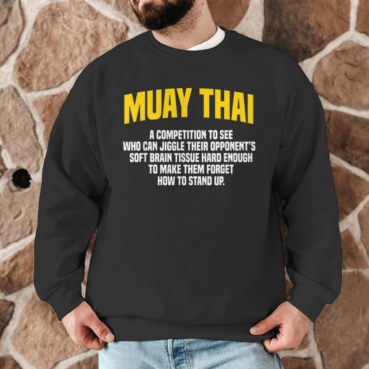 Muay Thai Martial Arts Combat Sports Men Graphic Sweatshirt