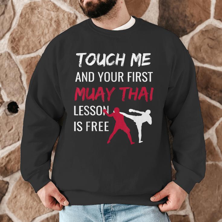 Muay Thai Martial Arts Combat Sports Self Defense Men Graphic Sweatshirt Muay Thai Martial Arts Combat Sports Self Defense Men Graphic Sweatshirt