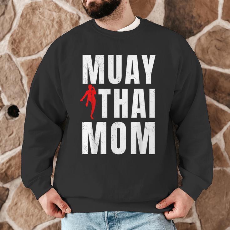 Muay Thai Mom Martial Artis Combat Sports Mother's Day Men Graphic Sweatshirt Muay Thai Mom Martial Artis Combat Sports Mother's Day Men Graphic Sweatshirt