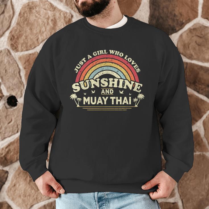 Muay Thai Shirt A Girl Who Loves Sunshine And Muay Thai Men Graphic Sweatshirt Muay Thai Shirt A Girl Who Loves Sunshine And Muay Thai Men Graphic Sweatshirt