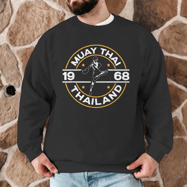 Muay Thai Thailand Fighter Fighting Combat 1969 Thai Boxing Men Graphic Sweatshirt Muay Thai Thailand Fighter Fighting Combat 1969 Thai Boxing Men Graphic Sweatshirt
