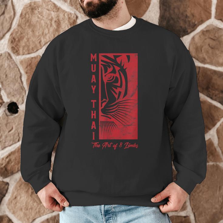 Muay Thai Tiger Art Of 8 Limbs Kickboxing Shirt Men Graphic Sweatshirt Muay Thai Tiger Art Of 8 Limbs Kickboxing Shirt Men Graphic Sweatshirt