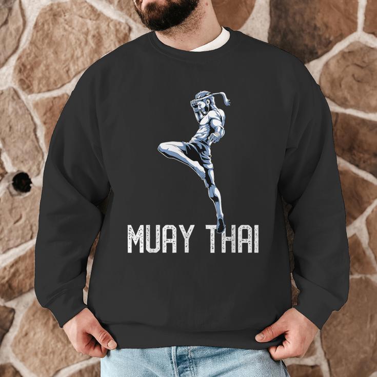 Muay Thai Tiger Nak Muay Kickboxing Men Graphic Sweatshirt Muay Thai Tiger Nak Muay Kickboxing Men Graphic Sweatshirt
