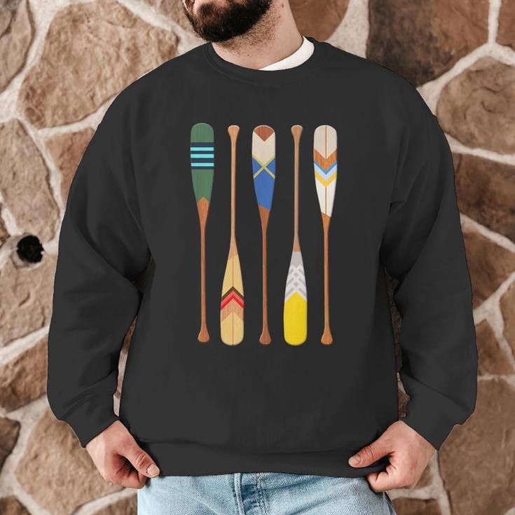 Paddle Canoe Men Graphic Sweatshirt