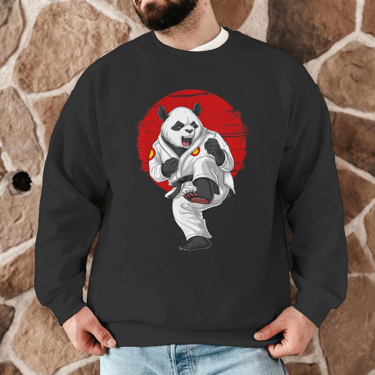 Panda Bear Karate Kickboxing Muay Thai Martial Arts Men Graphic Sweatshirt Panda Bear Karate Kickboxing Muay Thai Martial Arts Men Graphic Sweatshirt